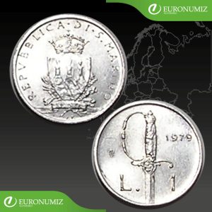 1 LIRA 1979 SAN MARINO