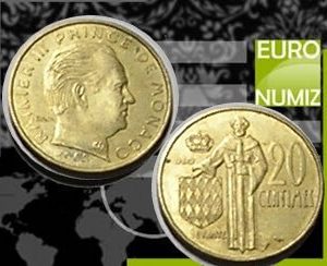 20 CENTIMES 1962 MONAKO