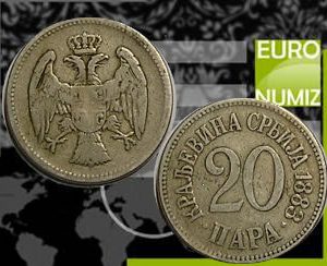 20 PARA 1883 SRBSKO