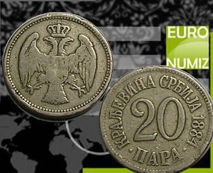 20 PARA 1884 SRBSKO