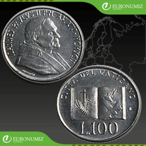 100 LIR 1992 VATIKAN JAN PAVOL II