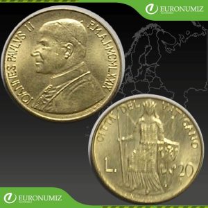 20 LIR 1979 VATIKAN JAN PAVOL II