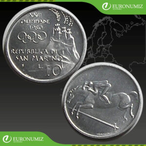 10 LIR 1980 SAN MARINO