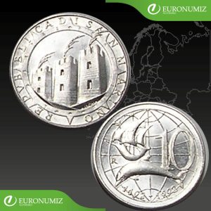 10 LIR 1992 SAN MARINO