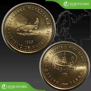 2 DENAR 1995 MACEDONSKO