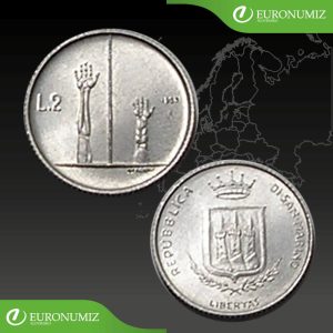 2 LIRI 1983 SAN MARINO