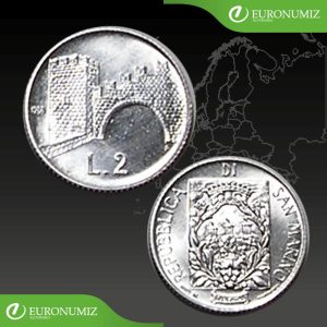 2 LIRI 1988 SAN MARINO