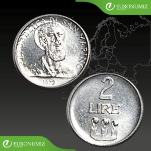 2 LIRI 1972 SAN MARINO