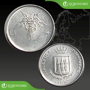 1 LIRA 1983 SAN MARINO