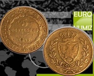 5 CENTESIMI 1826 SARDINIA