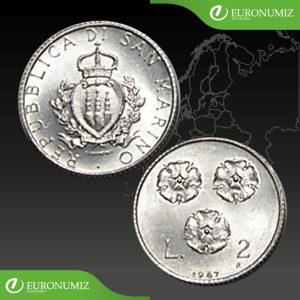 2 LIRI 1987 SAN MARINO