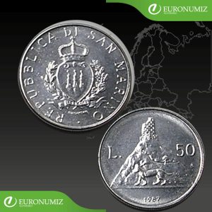 50 LIR 1987 SAN MARINO