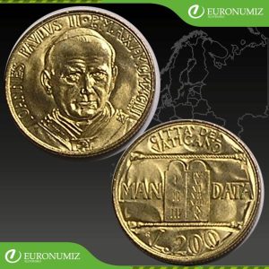 200 LIR 1993 VATIKAN JAN PAVOL II