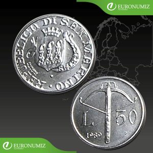 50 LIR 1989 SAN MARINO
