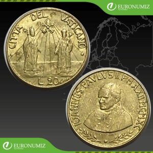 20 LIR 1990 VATIKAN JAN PAVOL II