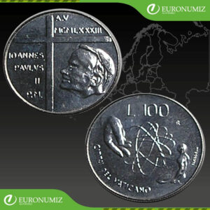 100 LIR 1983 VATIKAN JAN PAVOL II