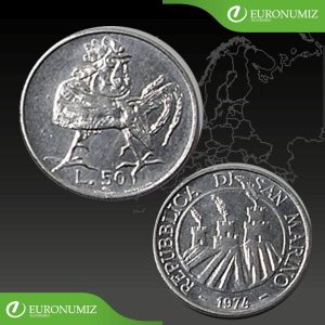 50 LIR 1974 SAN MARINO