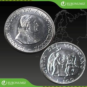 100 LIR 1987 VATIKAN JAN PAVOL II