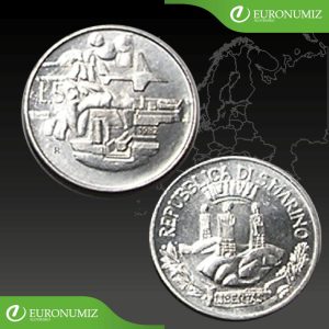 5 LIR 1982 SAN MARINO