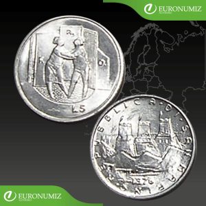 5 LIR 1976 SAN MARINO