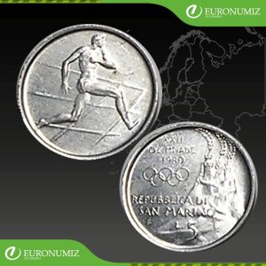5 LIR 1980 SAN MARINO