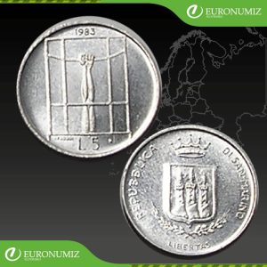 5 LIR 1983 SAN MARINO