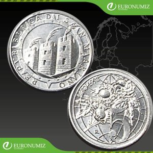 5 LIR 1992 SAN MARINO