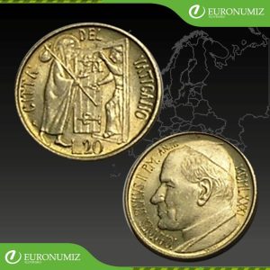 20 LIR 1981 VATIKAN JAN PAVOL II