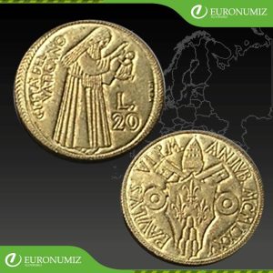 20 LIR 1975 VATIKAN PAVOL VI