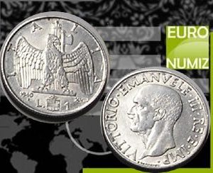 1 LIRA 1940 TALIANSKO