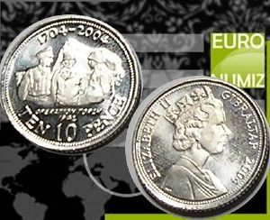 10 PENCE 2004 GIBRALTAR