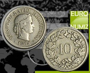 10 RAPPEN 1904 SVAJCIARSKO