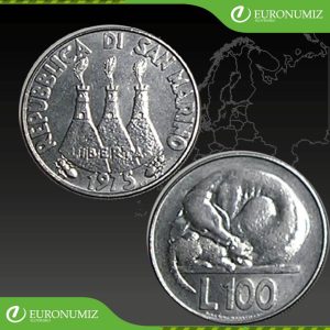 100 LIR 1975 SAN MARINO