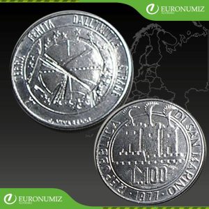 100 LIR 1977 SAN MARINO