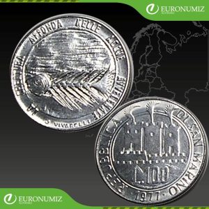 100 LIR 1977 SAN MARINO