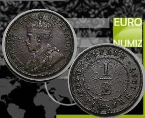 HALF PIASTRE 1927 CYPRUS