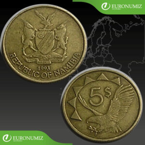5 DOLLARS 1993 NAMIBIA