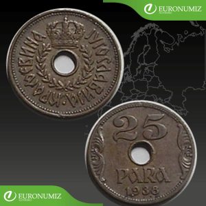 25 PARA 1938 JUHOSLAVIA