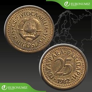 25 PARA 1982 JUHOSLAVIA