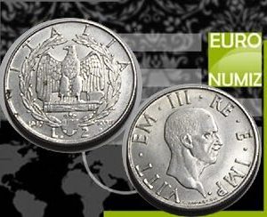 2 LIRI 1940 TALIANSKO