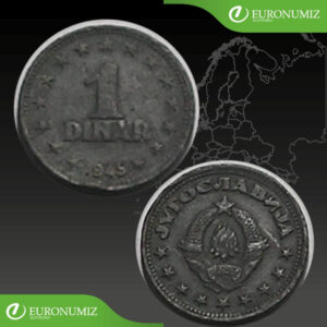 1 DINAR 1945 JUHOSLAVIA
