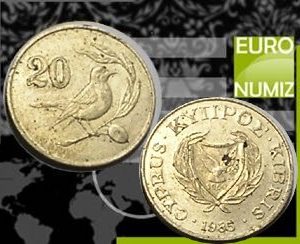 20 CENTS 1985 CYPRUS