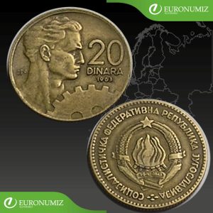 20 DINARA 1963 JUHOSLAVIA