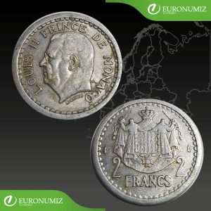 2 FRANCS 1943 MONAKO