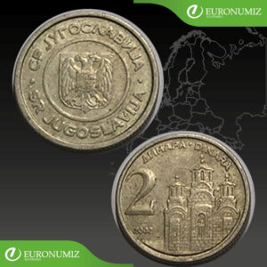 2 DINAR 2002 JUHOSLAVIA