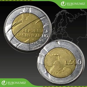 500 LIR 1990 SAN MARINO