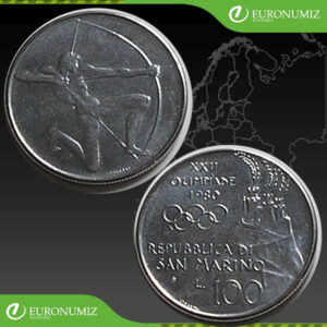 100 LIR 1980 SAN MARINO