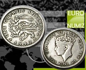 ONE SHILLING 1947 CYPRUS