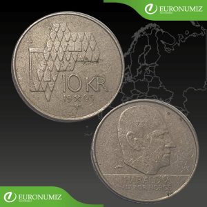 10 KRONE 1995 NORSKO