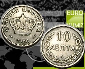 10 LEPTA 1900 KRETA